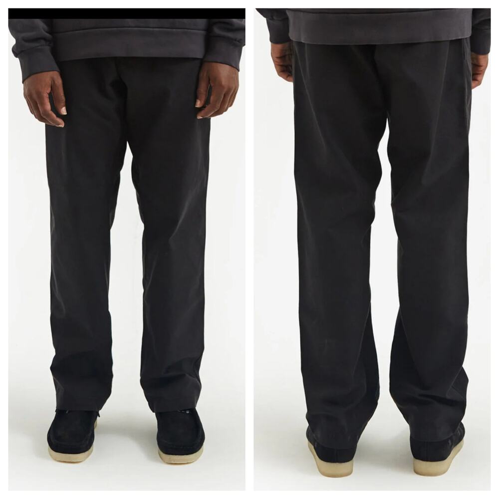 General Admission Pleated Front Pants Chinos Black Sz 28